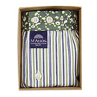 MC ALSON STRIPED KAKI BLUE - McAlson