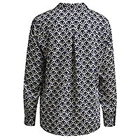 MARSILLIA SHIRT NAVY CREAM - Milano Italy