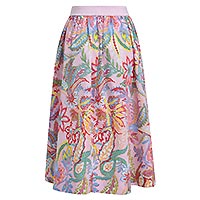 MOSAICA SKIRT ROSA MULTI - Milano Italy