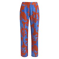 PANT MIKA BLUE ORANGE - Milano Italy