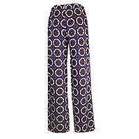 PANT MOSAICO PRINT BLUE - Milano Italy