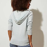 DOHA GILET BLEU DRAGEE MV25 - Les Petites Bombes