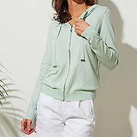 DOHA GILET VERT DEAU MV25 - Les Petites Bombes