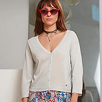 LUCYANA GILET PERLE MV25 - Les Petites Bombes