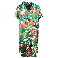 OPHELIA FLORAL VERT ROUGE - Nathalie Vleeschouwer