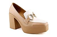 NOLLA MOC BEIGE BLANC - Noa Harmon