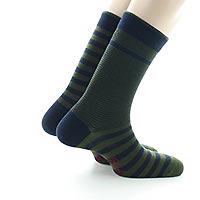 BAGHAR6 RAYURES ASY KAKI - Berthe aux Grands Pieds