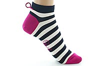 BAS23F4 RAYURES MARINE IVOIRE - Berthe aux Grands Pieds