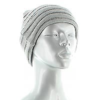 BONNET PLISSE GRIS - Perrin Manufacture 1924