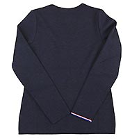PULL COL V COEUR MARINE - Berthe aux Grands Pieds