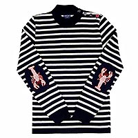 PULL MARIN BLEU RAYE HOMARD - Berthe aux Grands Pieds