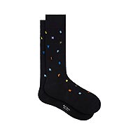 KEANU SOCKS STAMP BLACK - Paul Smith