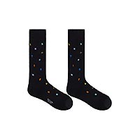 KEANU SOCKS STAMP BLACK - Paul Smith