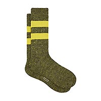 KEATES SOCKS WOOL TWIST BLACK - Paul Smith