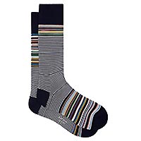 NASH SOCKS ODD STRIPES BLUE - Paul Smith