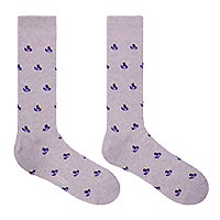 NORBERT SOCKS DUCK PURPLE - Paul Smith