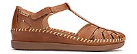 CADAQUES T STRAP ALL BRANDY - Pikolinos