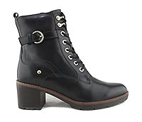 LLANES BUCKLE HI LACE BLACK - Pikolinos