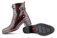 LLANES BUCKLE HI LACE BROWN - Pikolinos