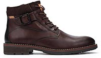 YORK HI LACE BUCKLE ZIP OLMO  - Pikolinos