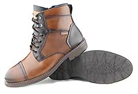 YORK HI LACE ZIP CUERO - Pikolinos