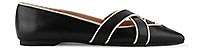 ELLA STRAPS BLACK CREAM - Pretty Ballerinas
