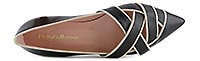 ELLA STRAPS BLACK CREAM - Pretty Ballerinas