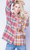 CHARLY SHIRT MULTI CHECK - Risy & Jerfs