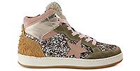ORIANA KAKI BLUSH GLITTER - Romagnoli