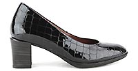 RITA CROCO BLACK SH - Hispanitas
