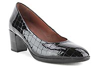 RITA CROCO BLACK SH - Hispanitas