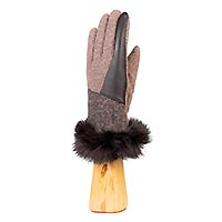 GANTS CHIMENE MARRON TWEED - Santacana