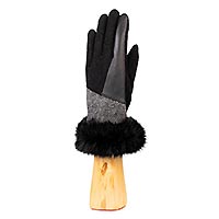 GANTS CHIMENE NOIR TWEED - Santacana