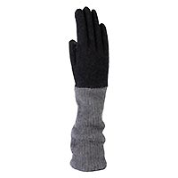 GANTS PAMPLONA NOIR GRIS - Santacana