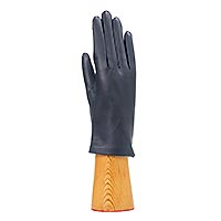 GANTS VICTORIA CUIR BLEU - Santacana