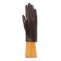 GANTS VICTORIA CUIR MARRON - Santacana