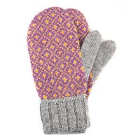 MOUFLES KIDS KIM GREY PURPLE - Santacana