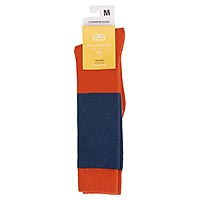 SEVILLA SOCKS TERRACOTTA BLUE - Santacana