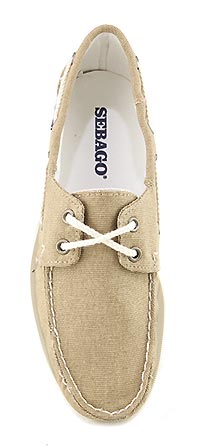 DOCKSIDES CANVAS BEIGE CAMEL - Sebago