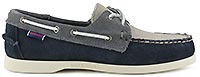 DOCKSIDES JIB NAVY GREY - Sebago