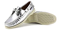 DOCKSIDES METAL SILVER - Sebago