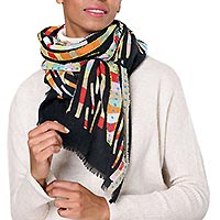 ECHARPE AUDREY ANTHRACITE - Storiatipic