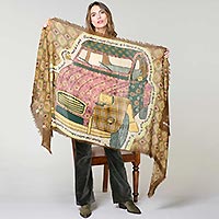 ECHARPE DOLORES VERT - Storiatipic