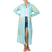 CHEMISE CORAIL BLEU CARAIBES - Terre Rouge