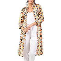 CHEMISE LO ELLIPSE PECHE - Terre Rouge