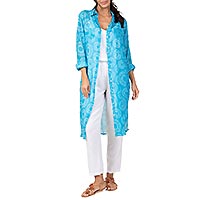 CHEMISE LO SOLEIL BLEU MARIN - Terre Rouge