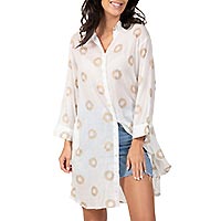 CHEMISE ROCASES GOLD BLANC - Terre Rouge