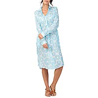 CHEMISE SOLEIL BLEU CARAIBES - Terre Rouge