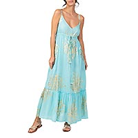 ROBE LO CORAIL BLEU CARAIBES - Terre Rouge