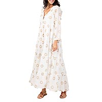 ROBE LO ROCASES GOLD BLANC - Terre Rouge